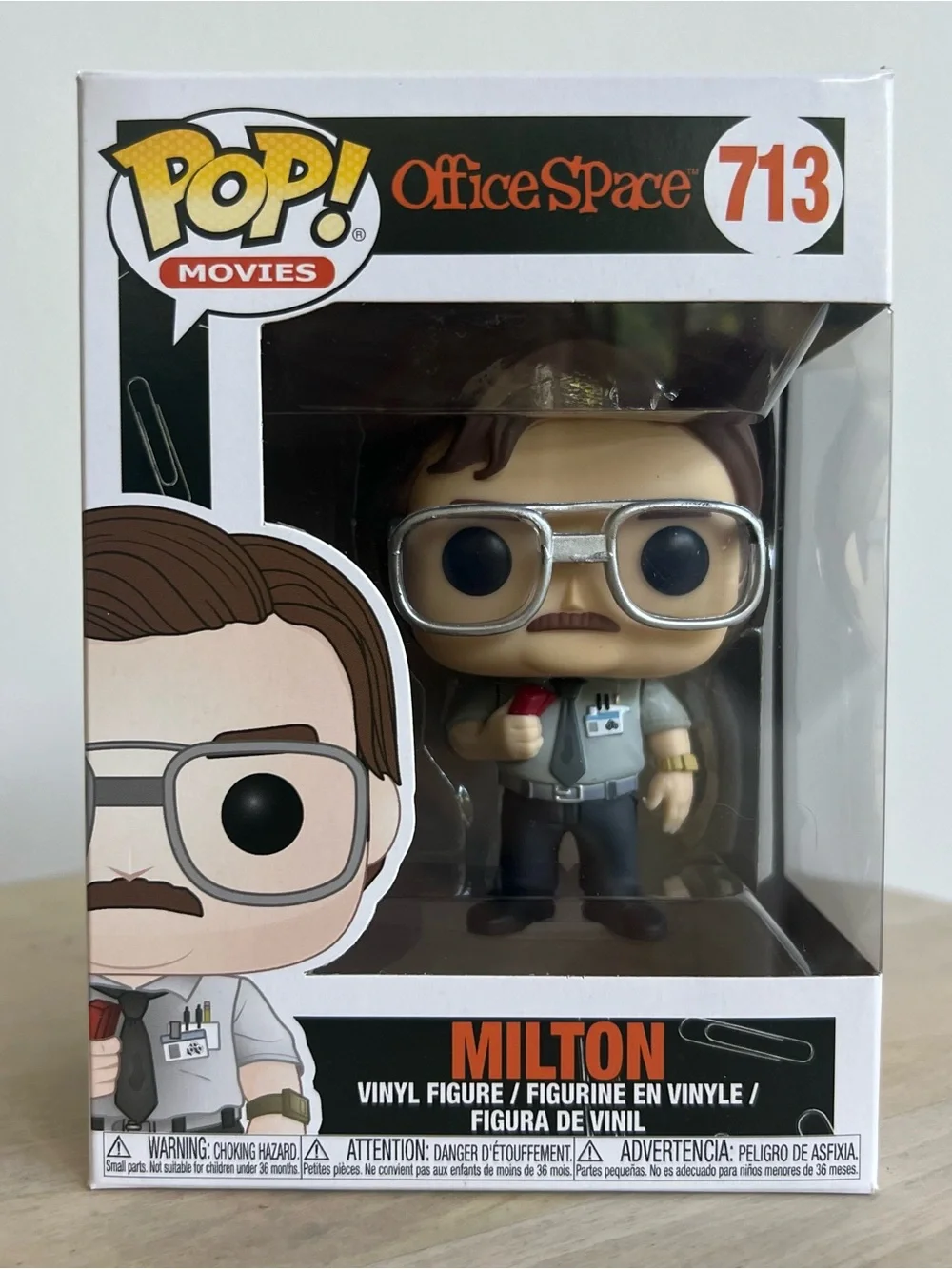 Funko POP! Movies: Office Space Milton #713 NEW In Box Vinyl Collectible Figure